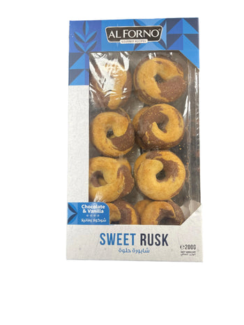Al Forno Sweet Rusk Chocolate & Vanilla (190G) - Papaya Express